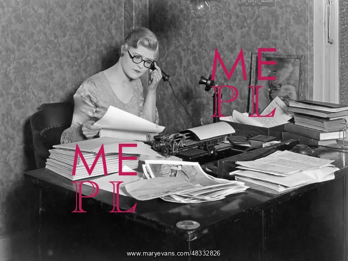 : Office employee, 1920s : Office employee, 1920s