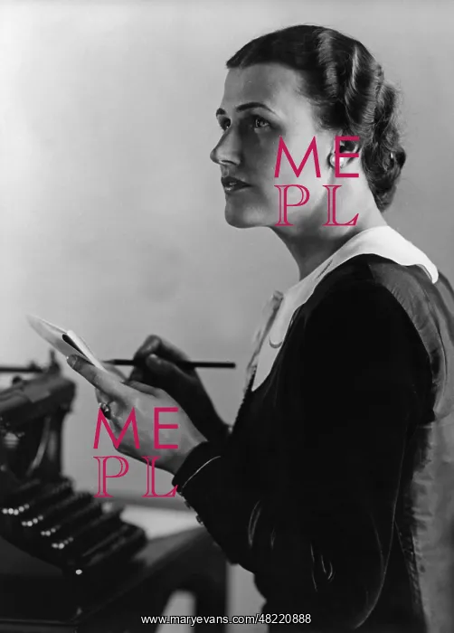 : Office worker, 1936 : Office worker, 1936