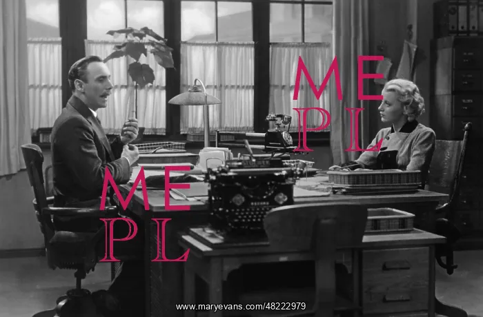 : Office worker in the office, 1934 : Office worker in the office, 1934