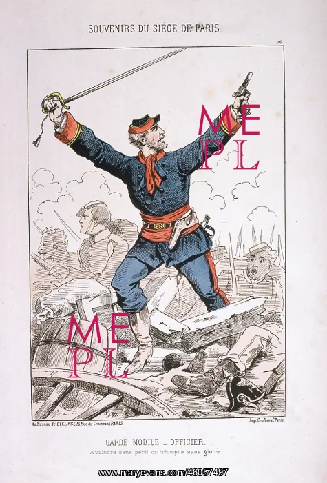 : Officer of the Mobile Guard during the Siege of Paris : Officer of the Mobile Guard during the Siege of Paris