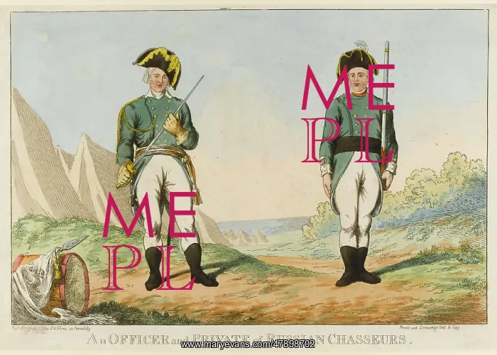  : An Officer and Private of Russian Chasseurs