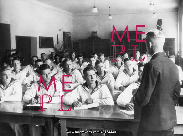 : Officer training at the Naval school at Muerwik, 1935 : Officer training at the Naval school at Muerwik, 1935
