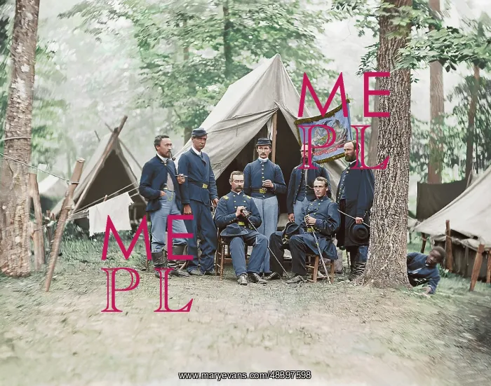 : Officers from the 16th Pennsylvania Cavalry : Officers from the 16th Pennsylvania Cavalry
