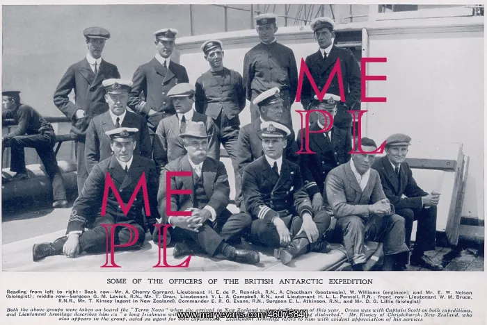 : Some of the Officers of the British Antarctic expedition : Some of the Officers of the British Antarctic expedition