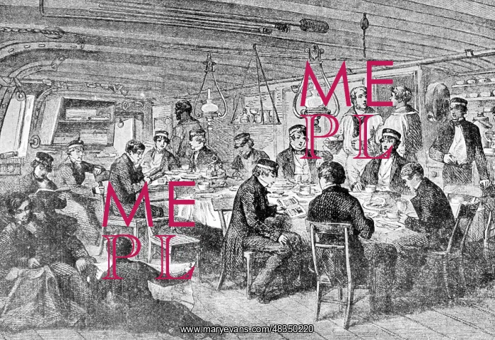 : Officers mess, 1854 : Officers mess, 1854