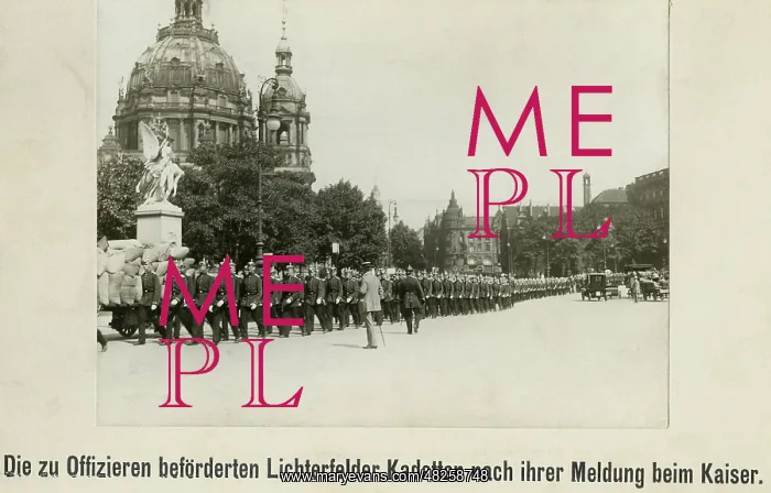 : Officers at the mobilisation in Berlin, 1914 : Officers at the mobilisation in Berlin, 1914