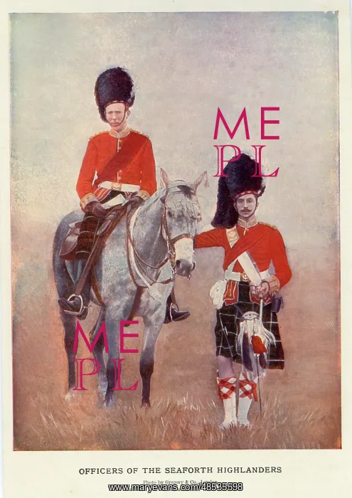 : Officers of the Seaforth Highlanders