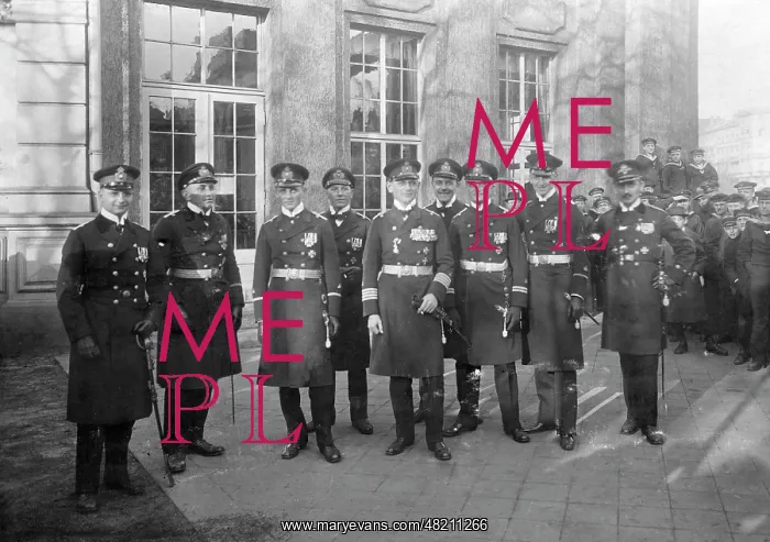 : Officers of the SMS Wolf in Berlin, 1918 : Officers of the SMS Wolf in Berlin, 1918