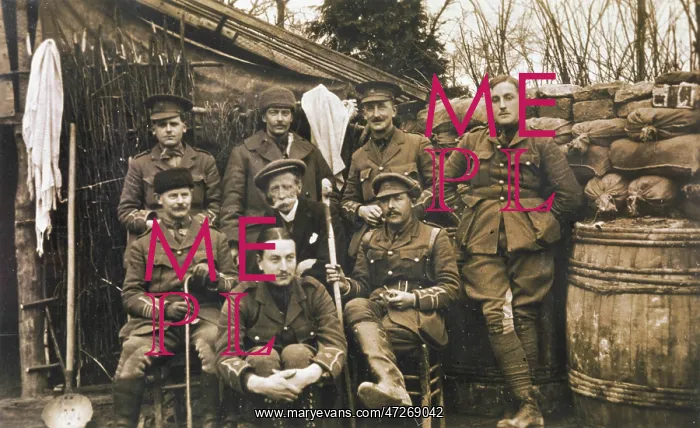 : OFFICERS IN TRENCHES : OFFICERS IN TRENCHES