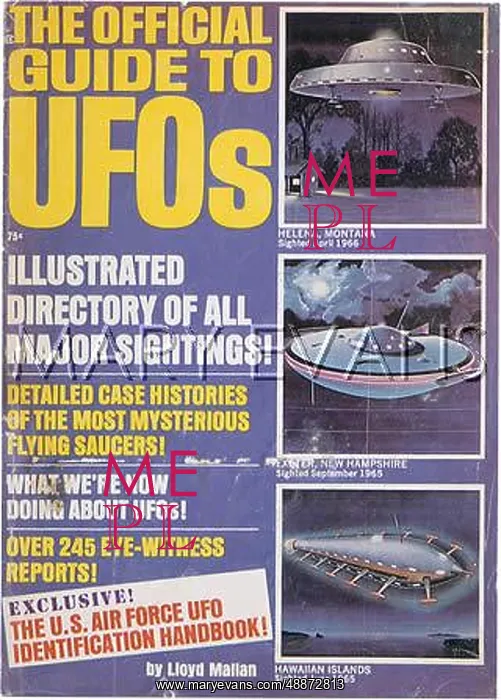 : The Official Guide to UFOs, book cover : The Official Guide to UFOs, book cover