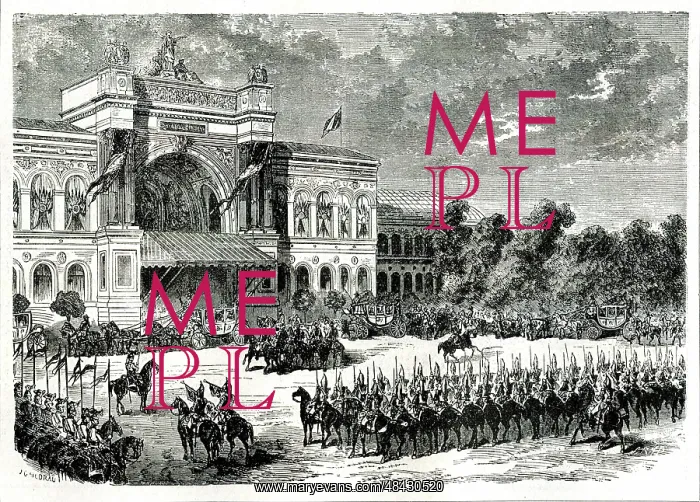 : Official opening of the Paris Exhibition of 1867 : Official opening of the Paris Exhibition of 1867