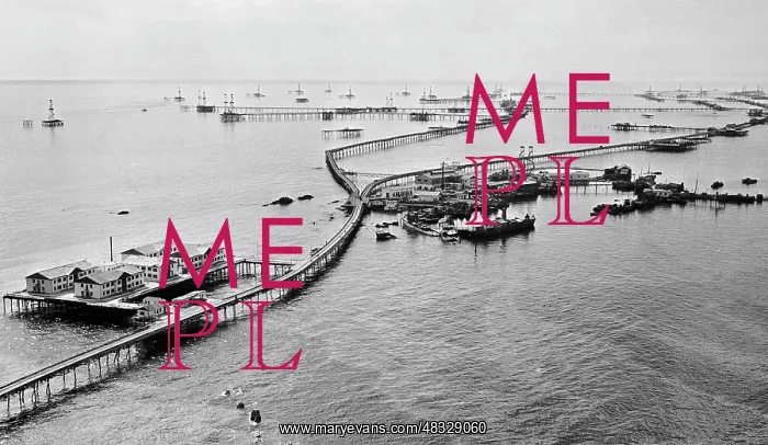 : Offshore drilling platforms in Azerbaijan SSR, 1960 : Offshore drilling platforms in Azerbaijan SSR, 1960