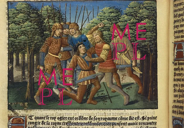 : Ogier the Dane, a legendary character of Nordic : Ogier the Dane, a legendary character of Nordic