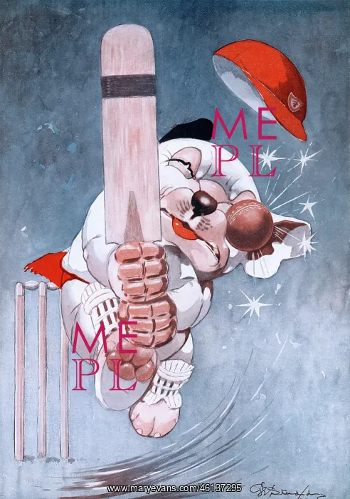 : Oh, Hobbs! Bonzo Gets His Eye In by George E. Studdy : Oh, Hobbs! Bonzo Gets His Eye In by George E. Studdy