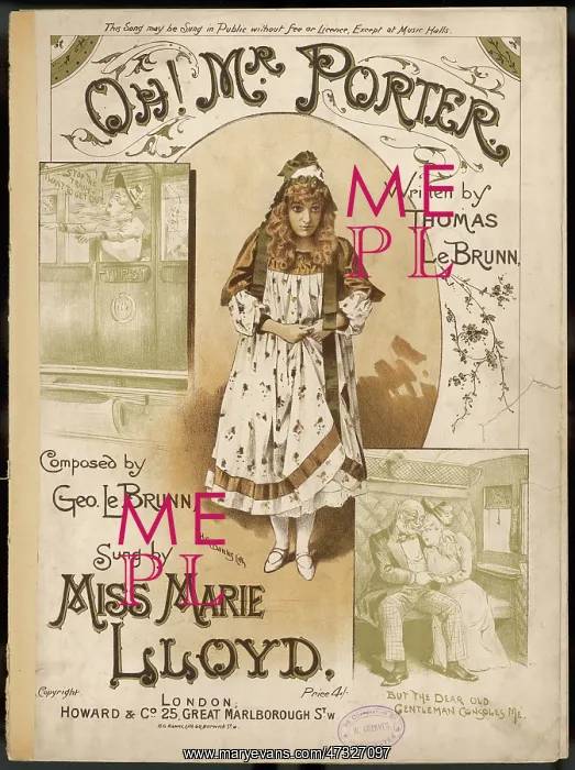 : Oh Mr Porter! - circa 1890 : Oh Mr Porter! - circa 1890