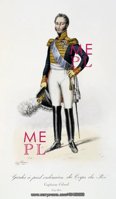 : Oifficer of the Royal Footguards, 1817-1830 : Oifficer of the Royal Footguards, 1817-1830