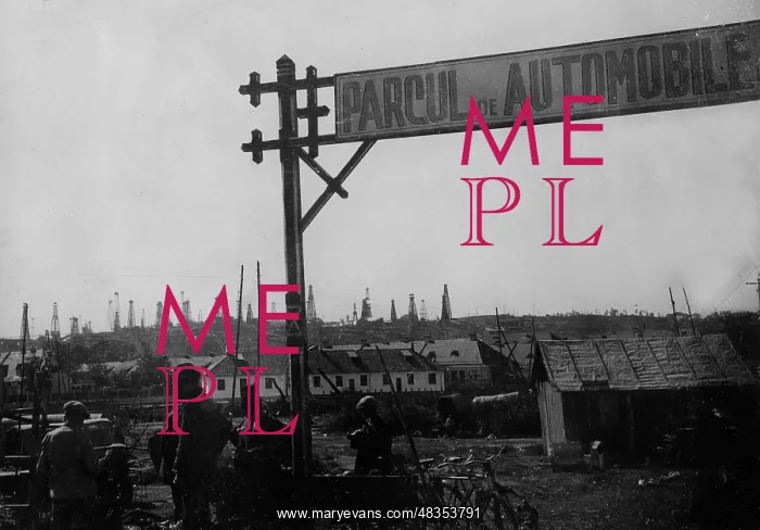 : Oil fields in Moreni, c. 1930 : Oil fields in Moreni, c. 1930