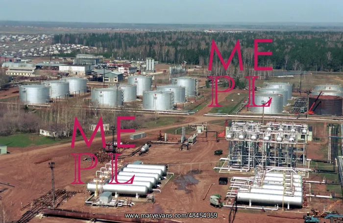: Oil gathering station in Bashkiria, 1998 : Oil gathering station in Bashkiria, 1998