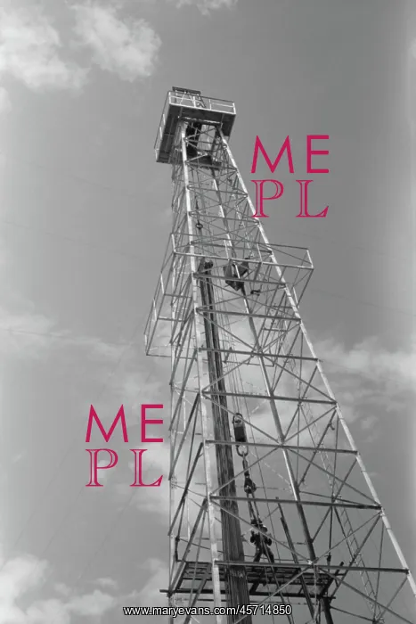 : Oil industry - derrick - structure : Oil industry - derrick - structure