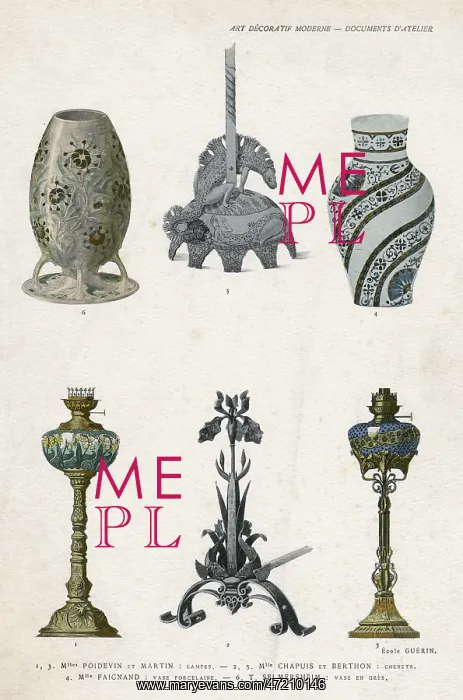  : OIL LAMPS. Two elegant designs for oil lamps, along with some other stuff