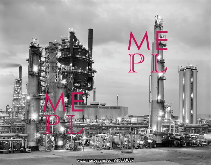 : Oil Refinery Lights - Delaware, USA : Oil Refinery Lights - Delaware, USA