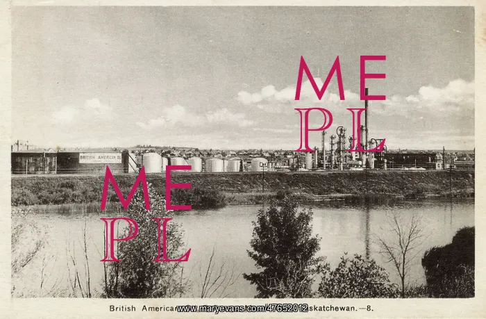 : Oil Refinery at Moose Jaw, Saskatchewan, Alberta, Canada : Oil Refinery at Moose Jaw, Saskatchewan, Alberta, Canada