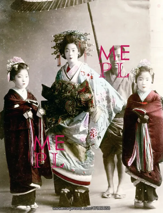 : Oiran, high class prostitute, Japan : Oiran, high class prostitute, Japan