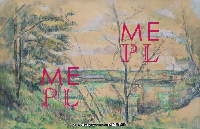 : In the Oise Valley, by Paul Cezanne : In the Oise Valley, by Paul Cezanne