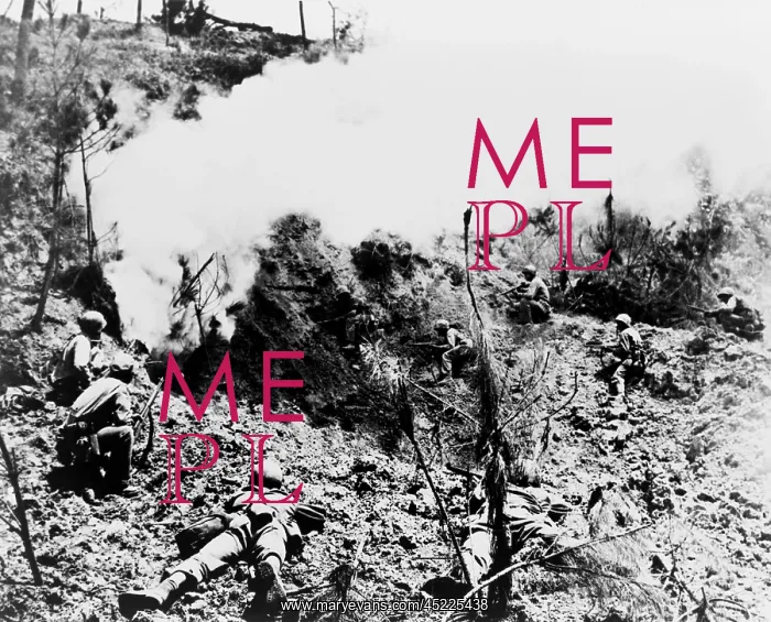 : Okinawa. After setting off explosives, Marines ? : Okinawa. After setting off explosives, Marines ?