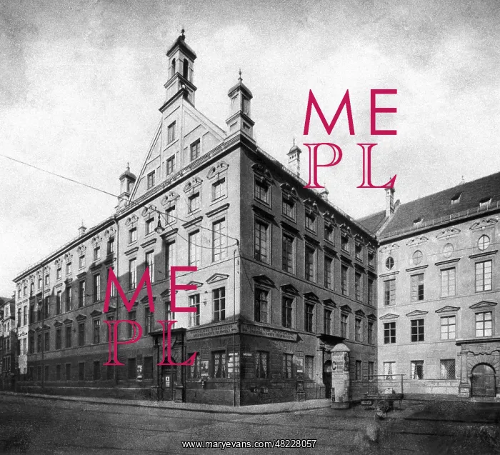 : Old Academy in the Neuhauserstrasse in Munich : Old Academy in the Neuhauserstrasse in Munich