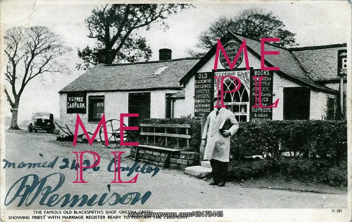 : The Old Blacksmith's Shop, Gretna Green, Dumfries-shire : The Old Blacksmith's Shop, Gretna Green, Dumfries-shire