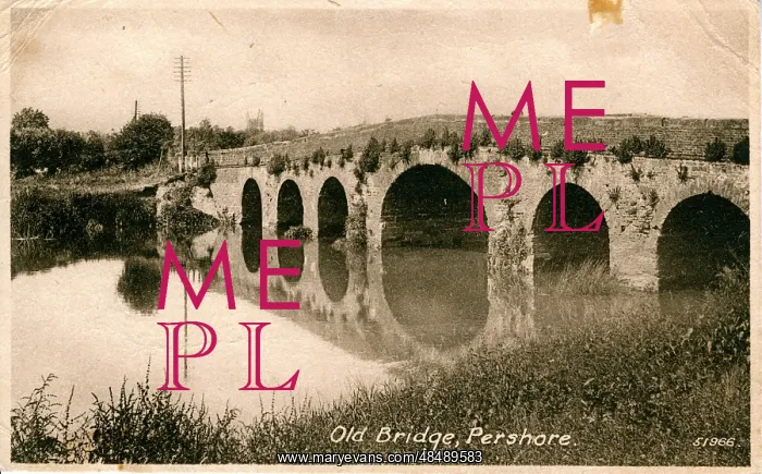 : The Old Bridge, Pershore, Worcestershire : The Old Bridge, Pershore, Worcestershire