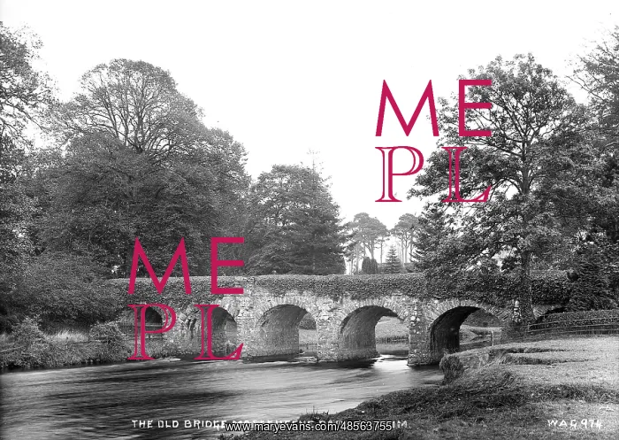 : Old Bridge and River, Massereene Park, Antrim : Old Bridge and River, Massereene Park, Antrim
