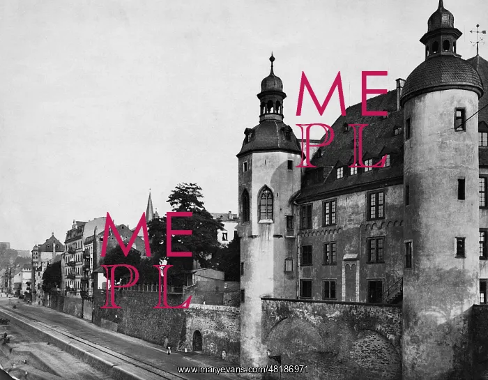  : Old castle in Koblenz, 1925