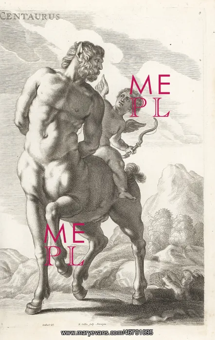 : Old centaur teased by Eros from the Borghese collection : Old centaur teased by Eros from the Borghese collection
