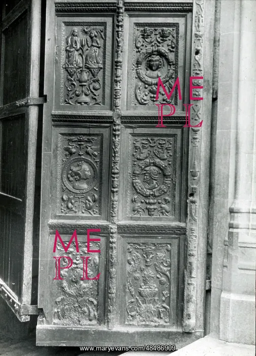 : Old Door, Frejus Cathedral, Provence, south-east France : Old Door, Frejus Cathedral, Provence, south-east France