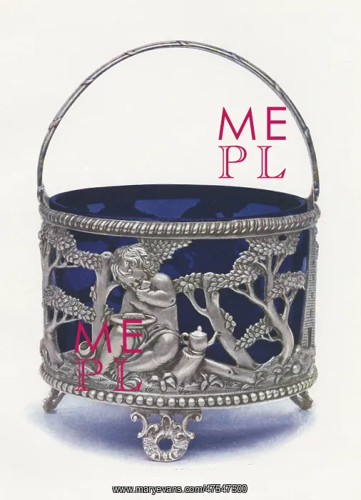  : An old English sugar basin