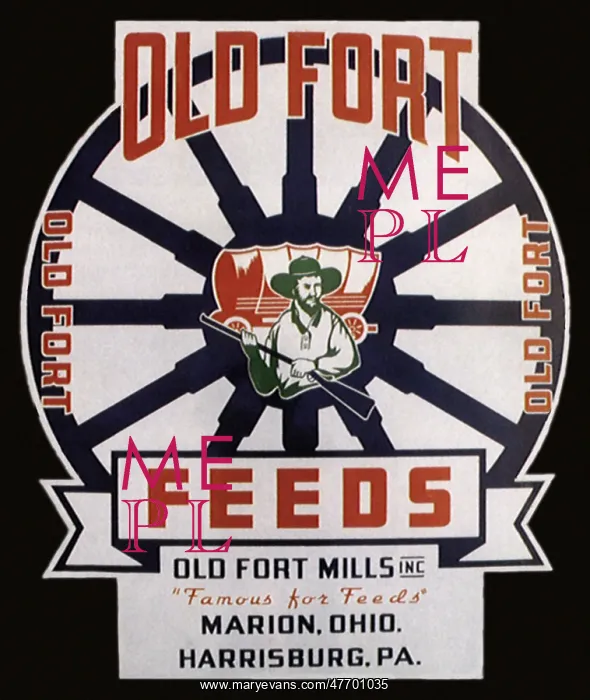 : Old Fort Feed Sign : Old Fort Feed Sign