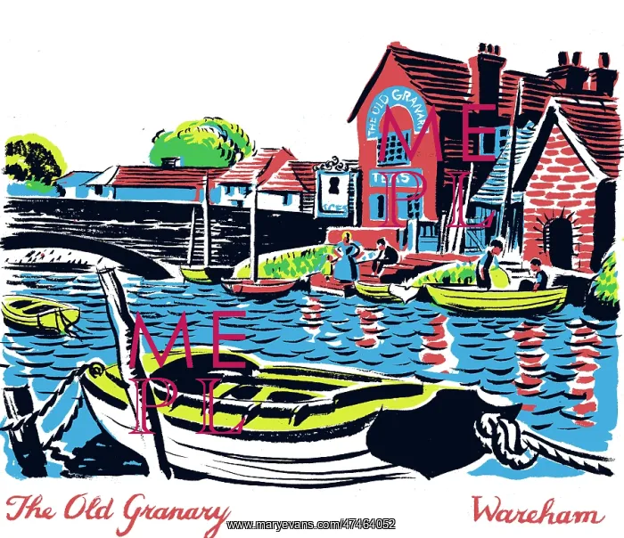 : The Old Granary, Wareham ? river scene : The Old Granary, Wareham ? river scene