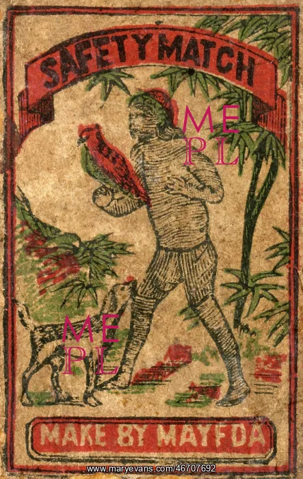 : Old Japanese Matchbox label made by MAYFDA