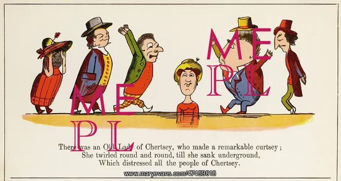  : Old Lady of Chertsey, Edward Lear