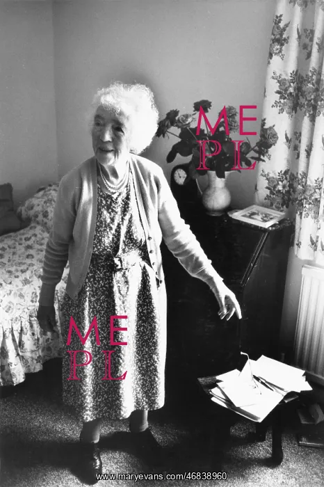 : Old lady at a Methodist care home : Old lady at a Methodist care home