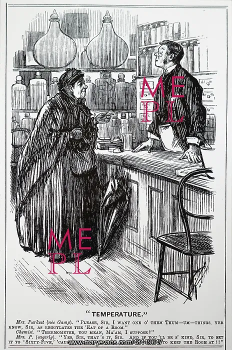  : Old lady visiting the chemist, 1887