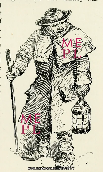  : Old London Characters - Night Watchman