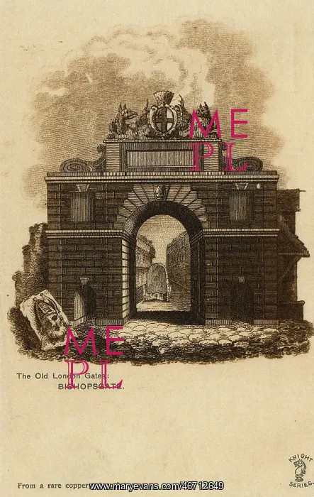 : The Old London Gates - Bishopsgate : The Old London Gates - Bishopsgate