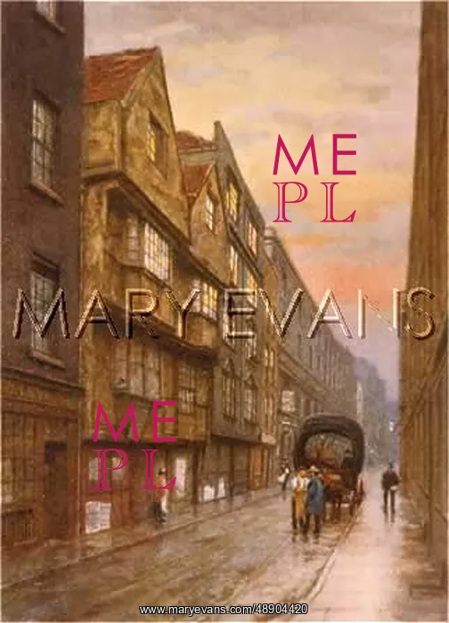 : AN OLD LONDON STREET : AN OLD LONDON STREET