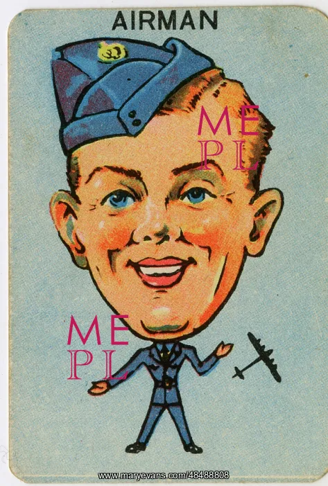  : Old Maid card - Airman