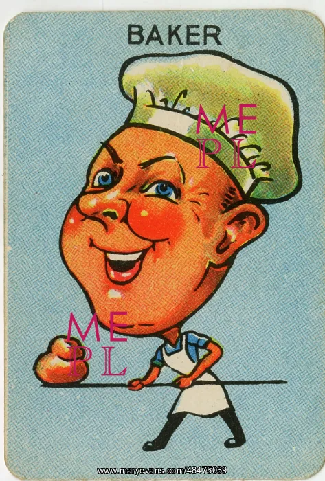  : Old Maid card - Baker