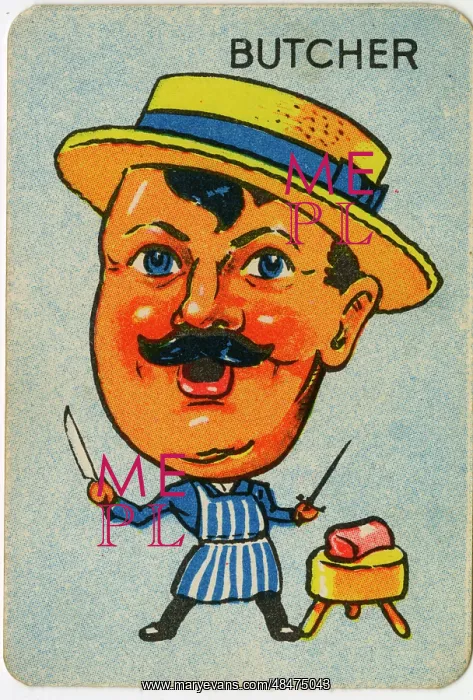  : Old Maid card - Butcher