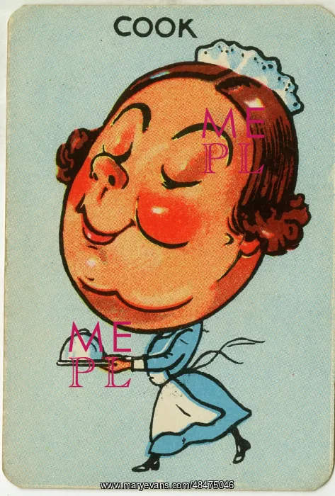  : Old Maid card - Cook